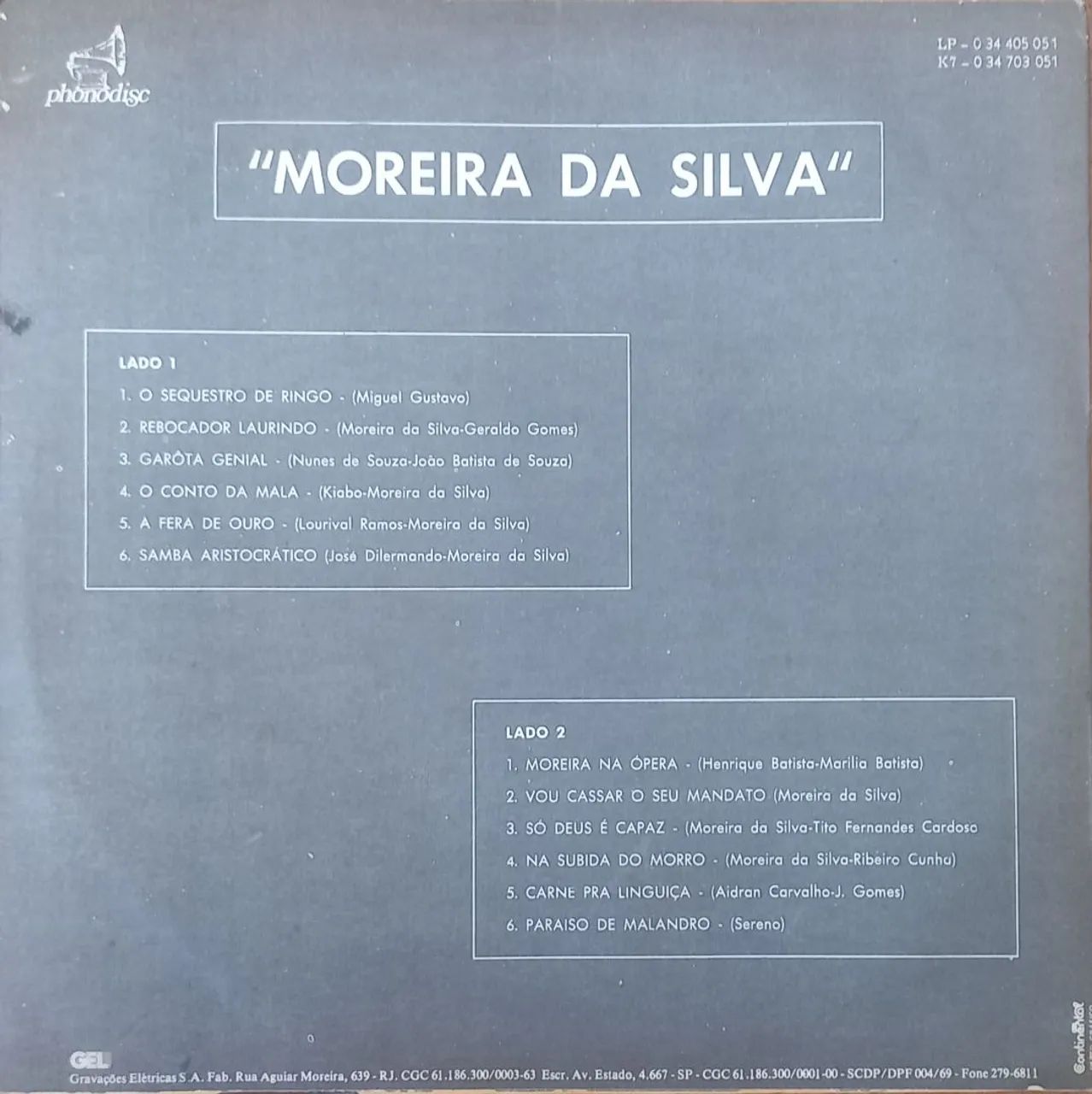 VENDO LP DISCO VINIL MOREIRA DA SILVA  - Foto 2