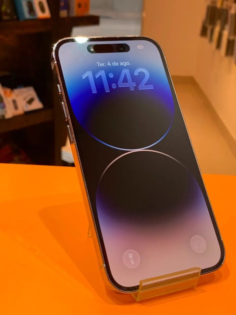 iPhone 14 Pro 256gb Silver Seminovo - Foto 2