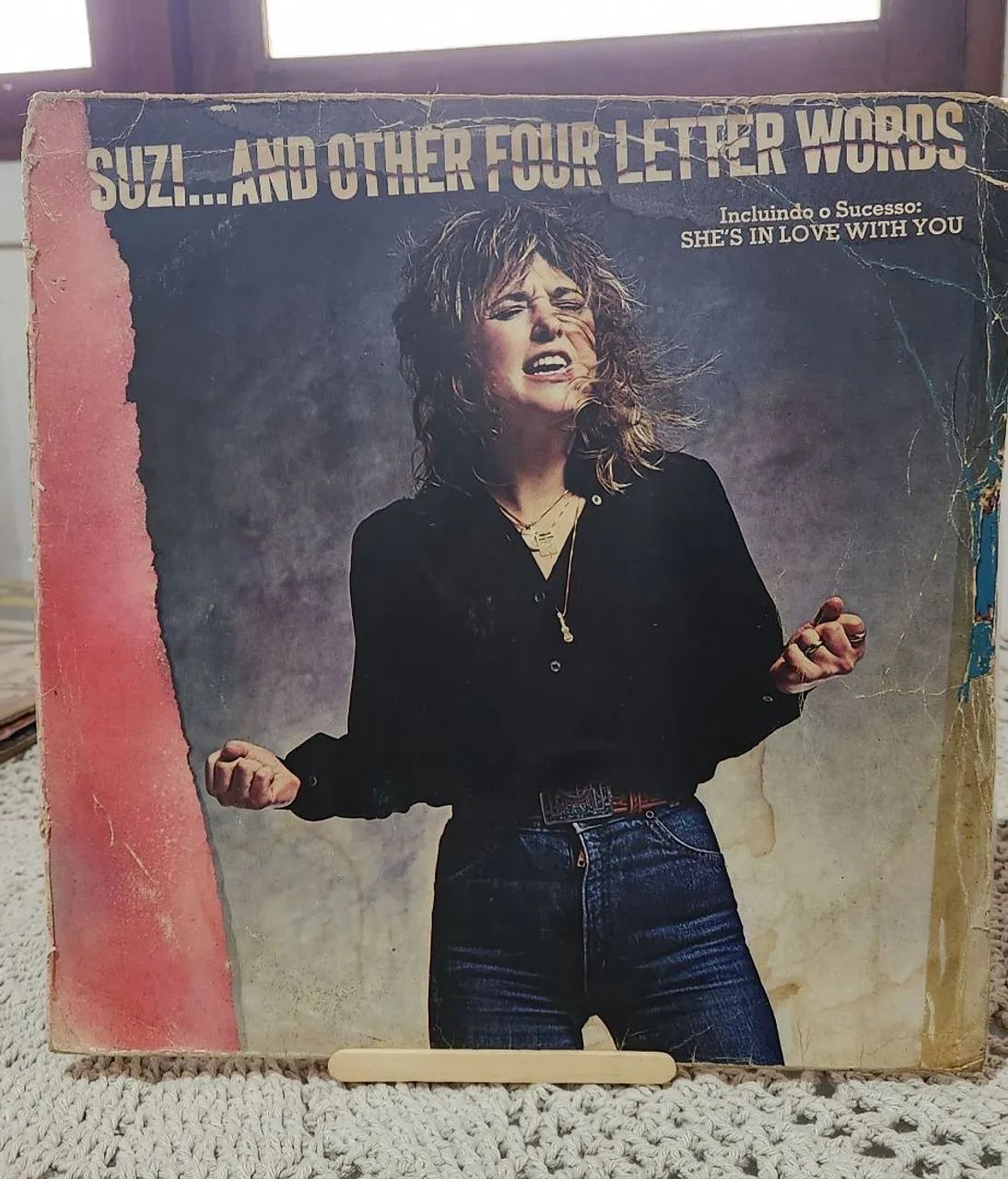 Disco de vinil SUZI QUATRO "AND OTHER FOUR LETTER WORKS" lp
