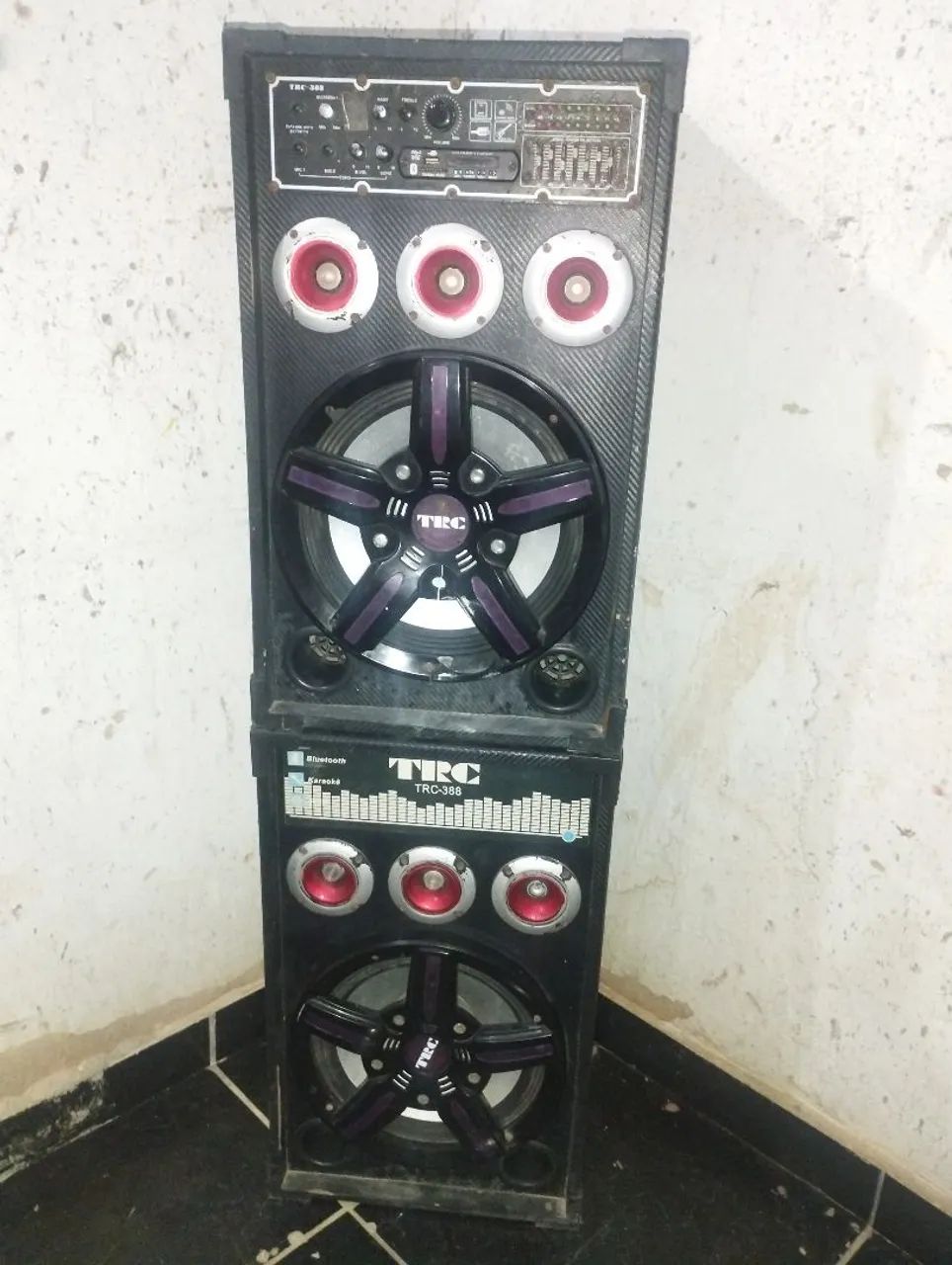Vendo Caixas de som amplificador trc  - Foto 3
