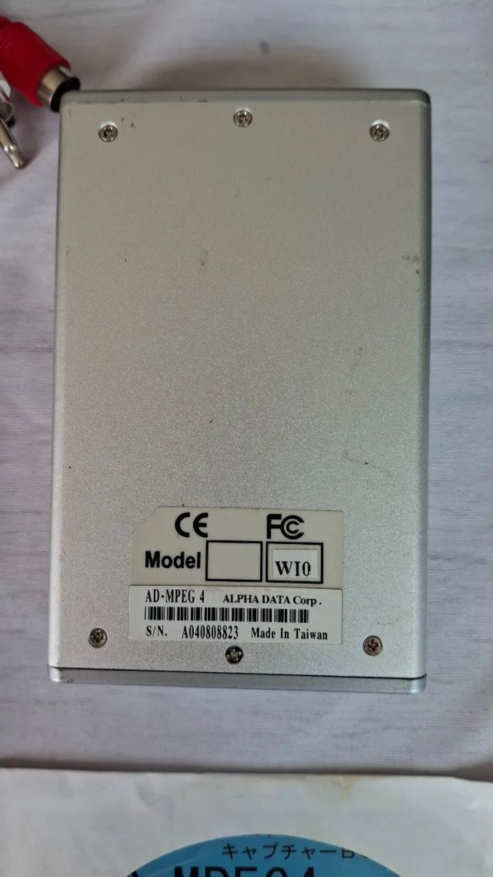 Placa De Captura Alpha Data Ad-mpeg4 Completa + Cd Drivers Original (Uso Legacy/antigo) - Foto 2