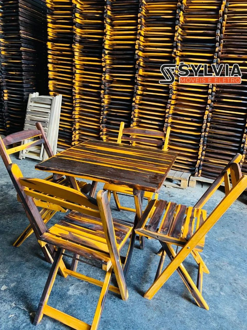Conjunto dobrável 70x70 - Foto 2