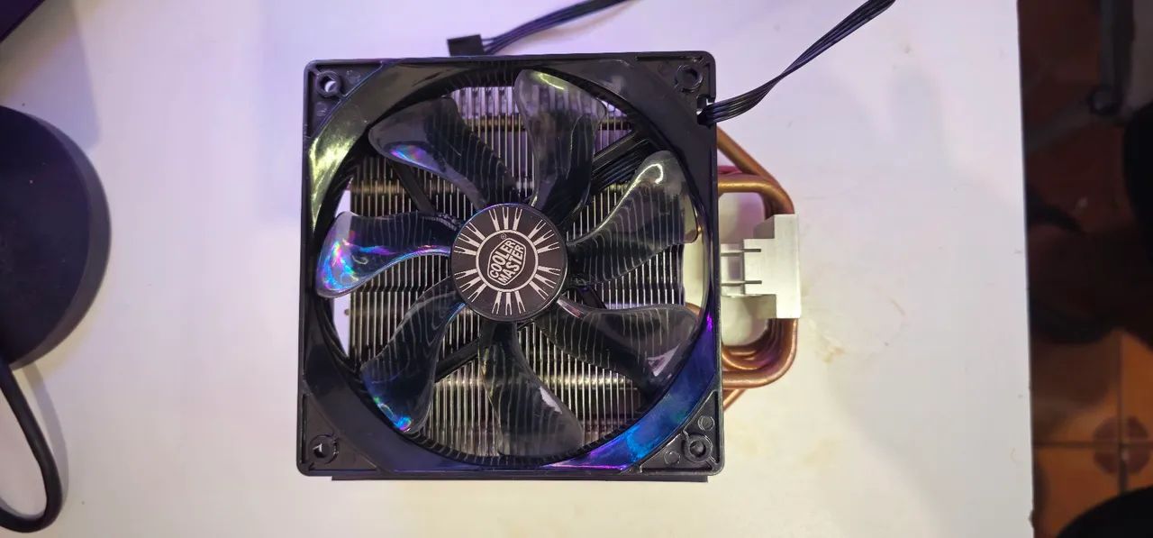 Air cooler da cooler master com 4 heatpipes - Foto 4