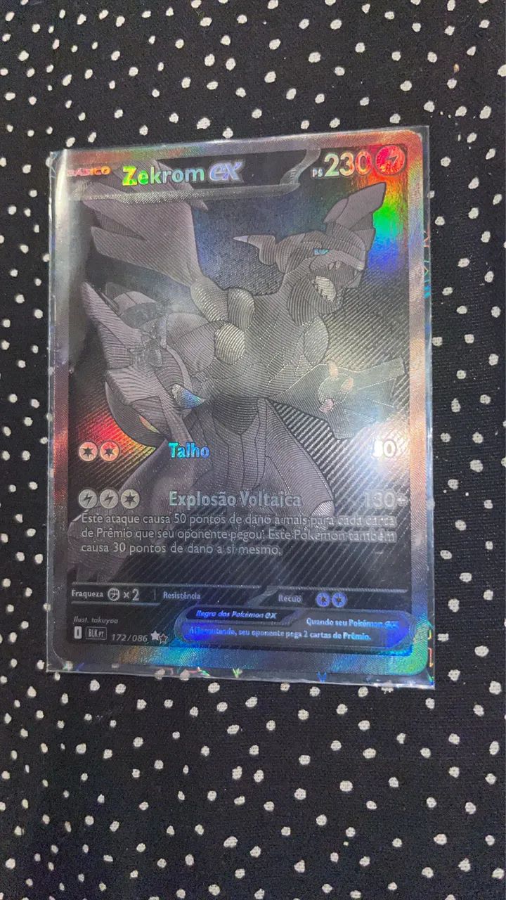 zekrom e reshiram monocromatico pokemon tcg escarlate e violeta - Foto 2