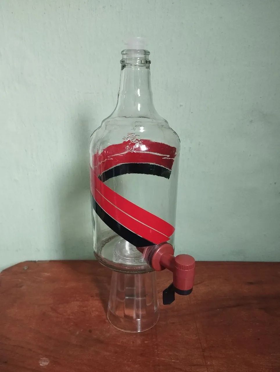 GARRAFA DE VIDRO PARA COLOCAR BEBIDAS  - Foto 3