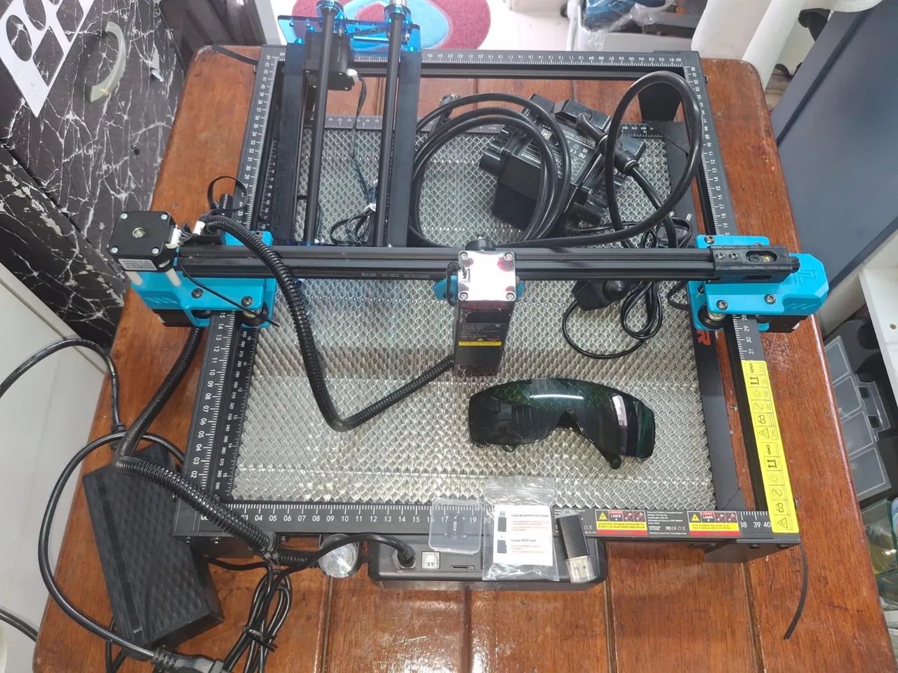 TTS 10 PRO - Impressora Gravadora Laser 30x30 - Foto 4