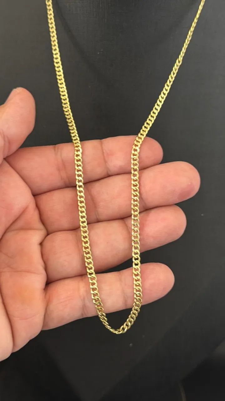 Corrente Grumet em Ouro 18k 750 - Foto 2