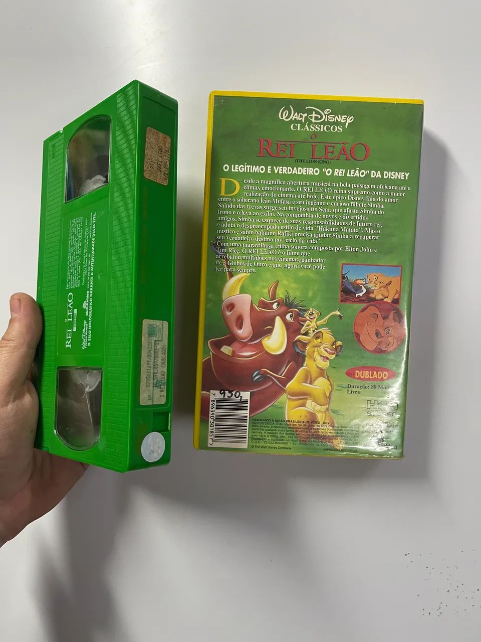 Vhs O rei leão original fita verde dublado - CDs, DVDs etc Vhs O rei leão original fita verde dublado - CDs, DVDs etc