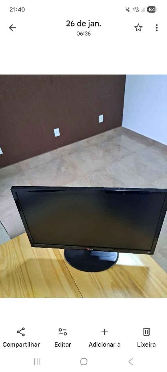Monitor LG de  23 slim top