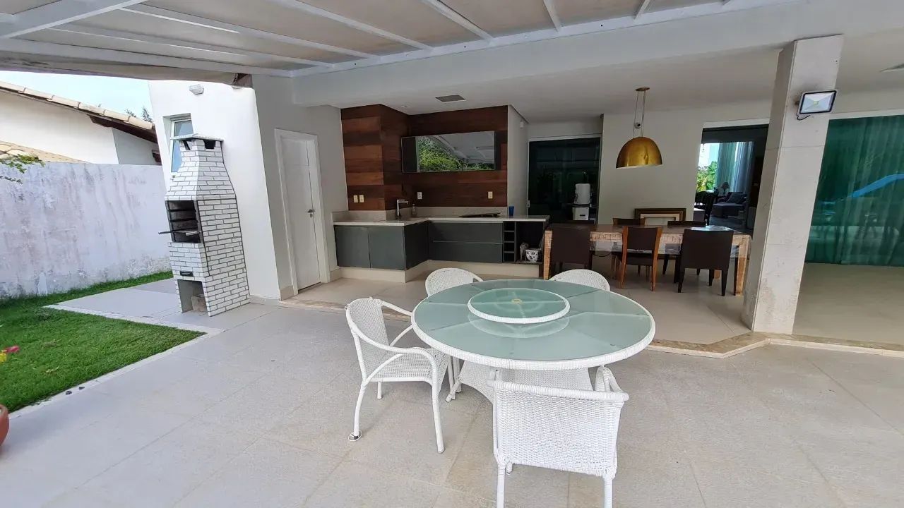Excelente Casa Duplex, 4 suítes + Escritório, fino acabamento, Busca Vida, Camaçari, BA. - Foto 6