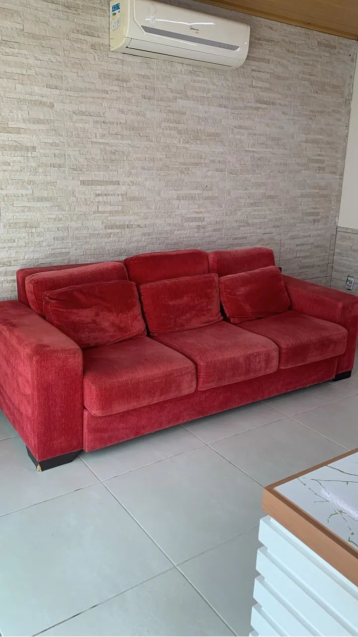 Sofá cama vermelho - Foto 2
