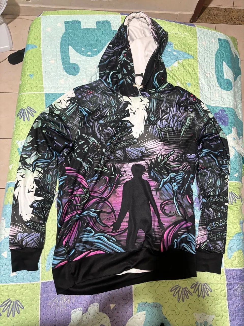 Moletom Canguru Estampado Streetwear