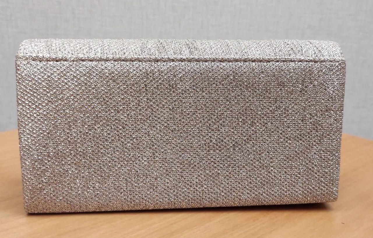Bolsa / Carteira  Clutch Dourada - Foto 2