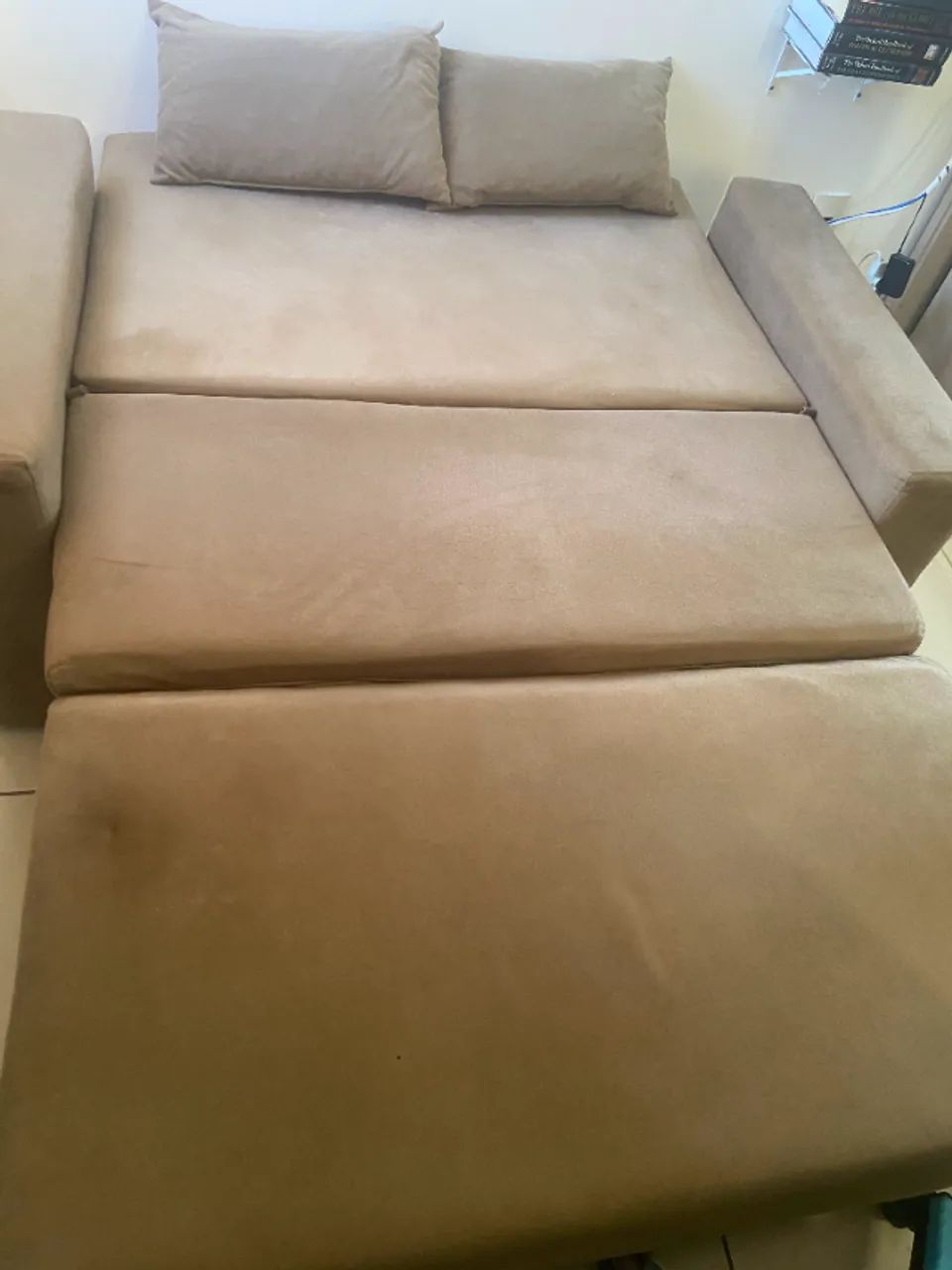 sofá cama 2 lugares 600 reais - Foto 4