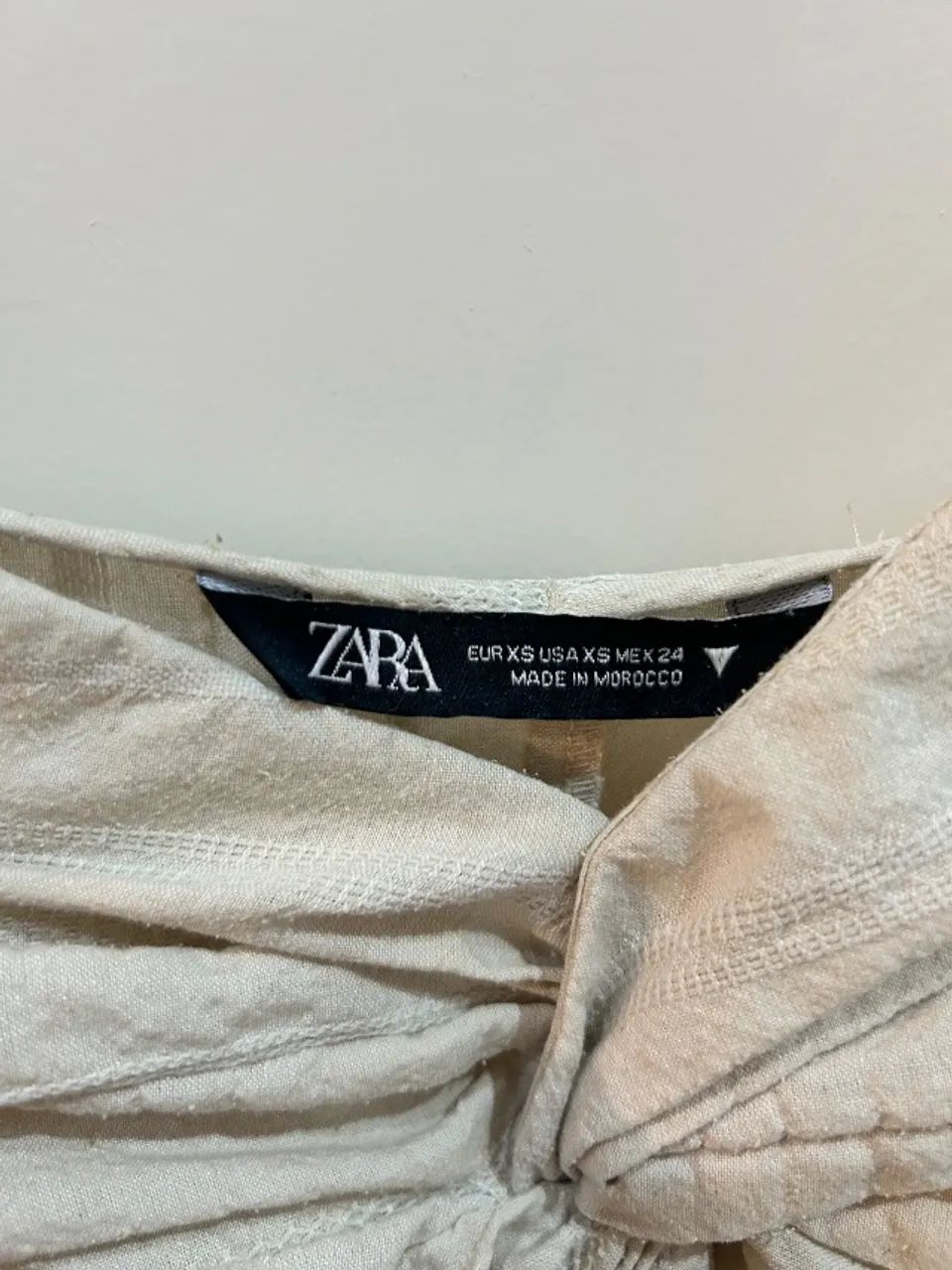 Vestido bege Zara - Foto 3