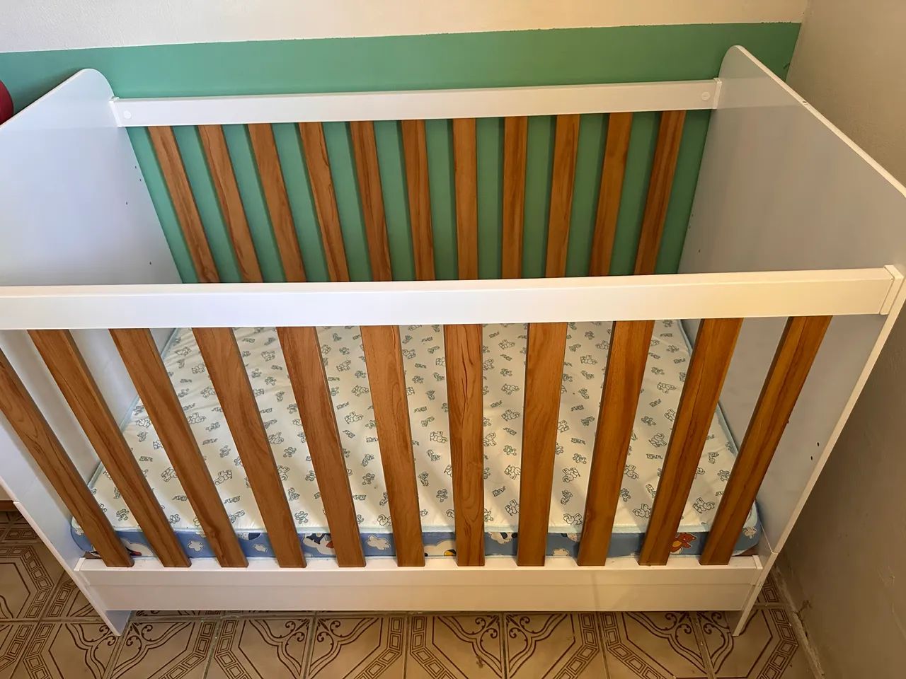 Berço americano ben 3 em 1 mini cama e mini sofá  - Foto 2