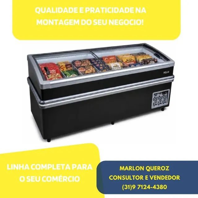 Ilha para Congelados 940L 2M Polar