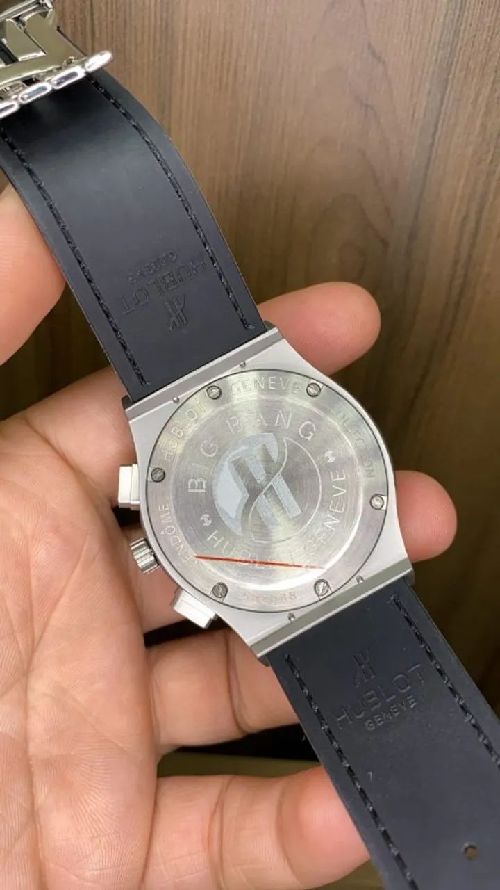 Relógio Hublot- Couro Cinza - 42mm - Prem AAA+ - Foto 3