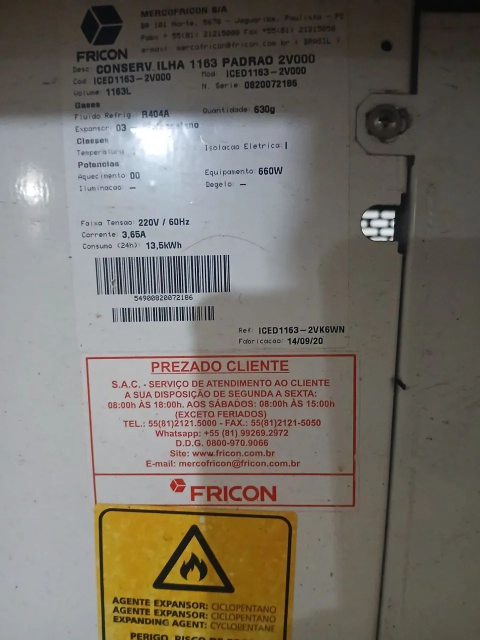 Ilha de congelados 220v meu primo que ta vendendo anunciei pra ele  retirar em cotia  - Foto 5