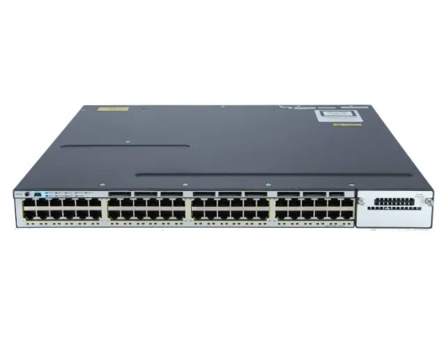 Switch Cisco Catalyst Ws-c3750x-48p 48 portas 10/100/100 PoE+ 1 fonte 350w - Foto 2