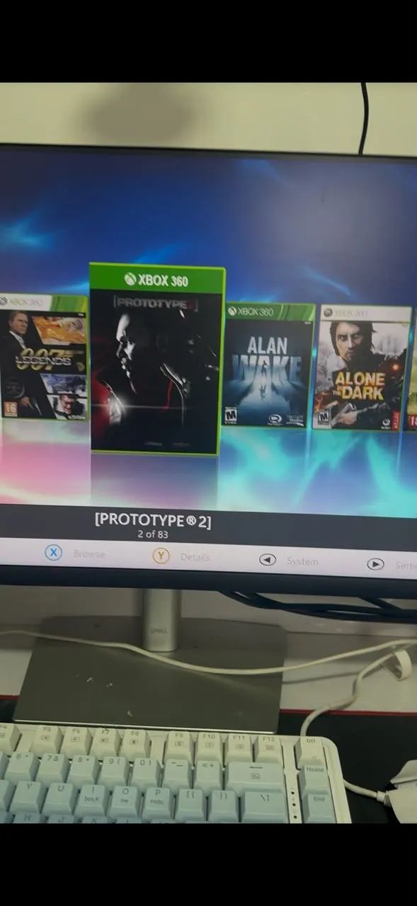 Xbox 360 desbloqueado Aurora com 2 controles - Foto 3