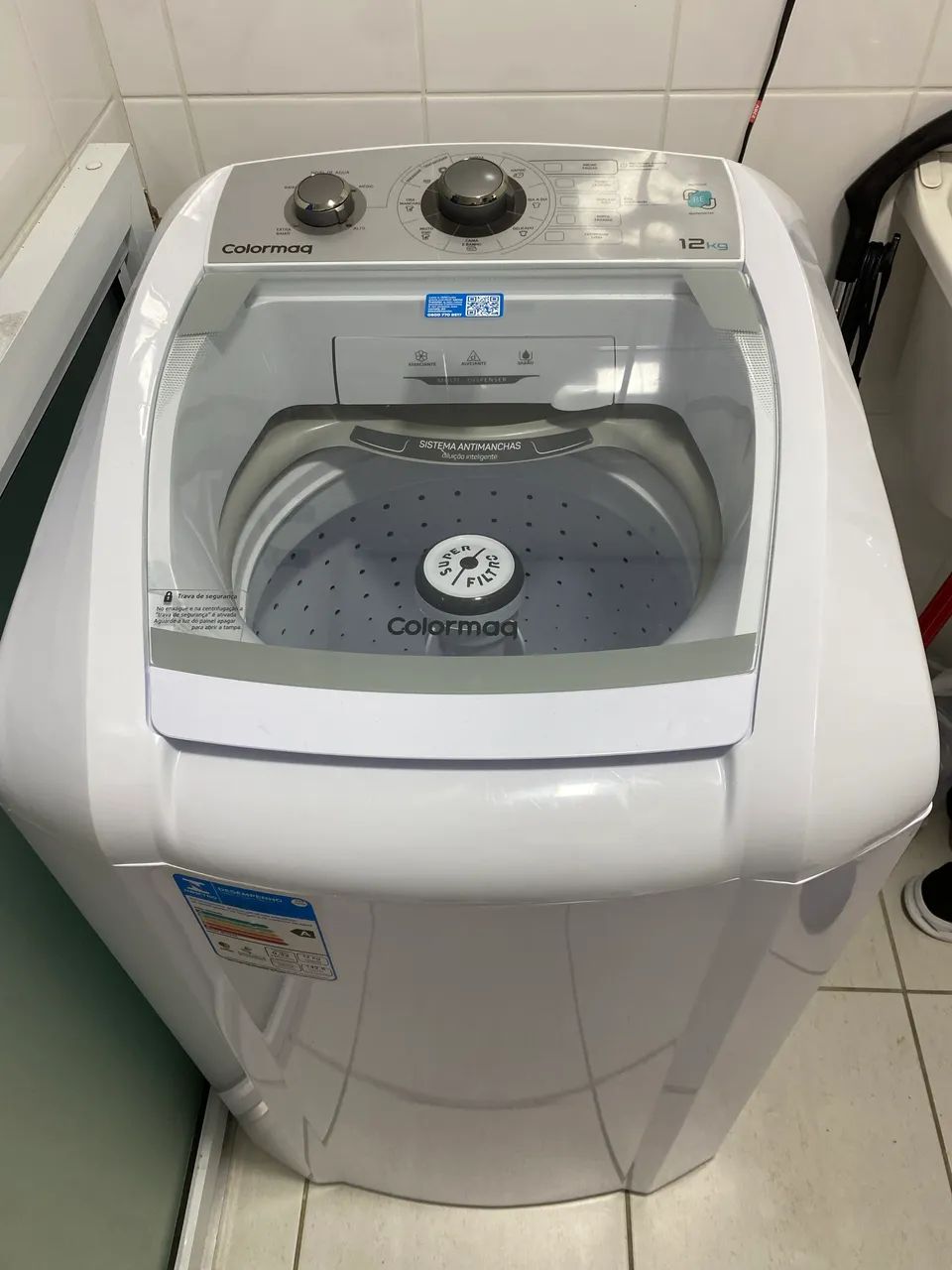 Máquina de lavar roupa - 12kg