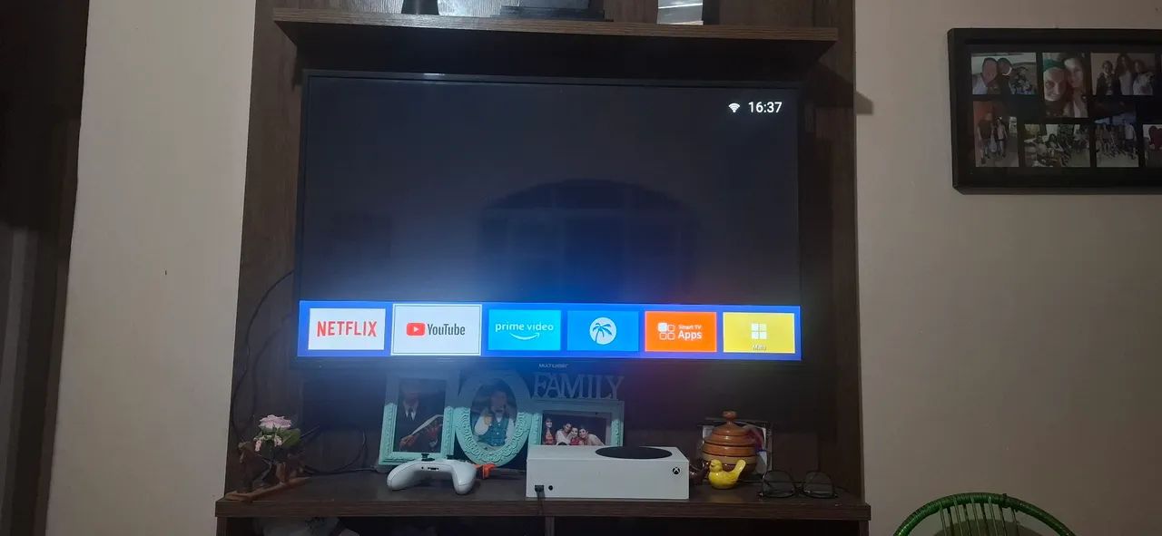 Smart TV Multilaser 43 Polegadas Seminova - Foto 4