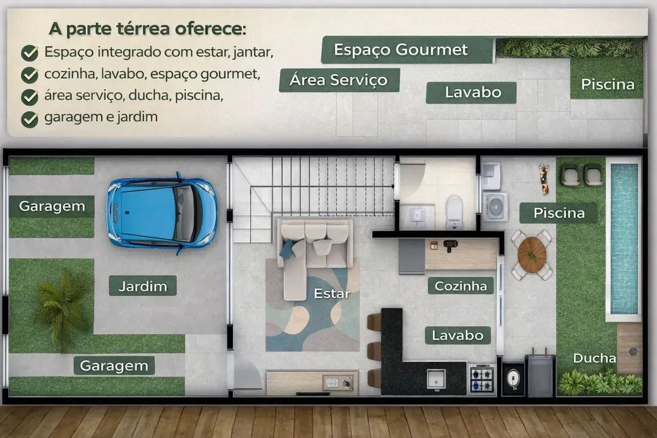JCC - Oportunidade programada para casa com 3 quartos em Cocal - Vila Velha - ES - Foto 3