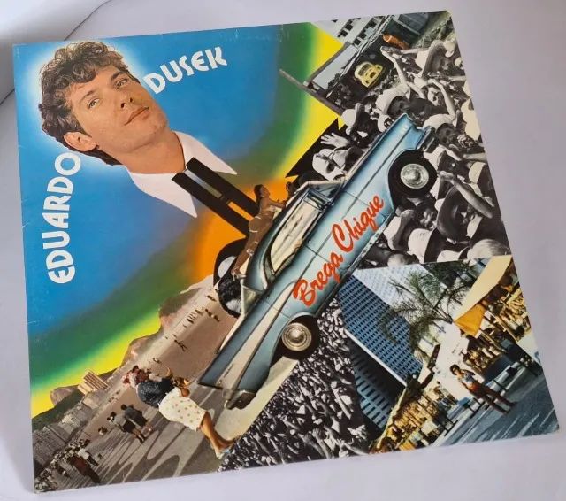 Vinil Eduardo Dusek Brega Chique LP 1984 Original - Foto 3