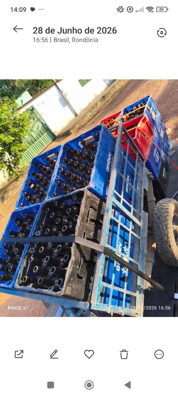 Vende-se carretinha e mais grade litrinho