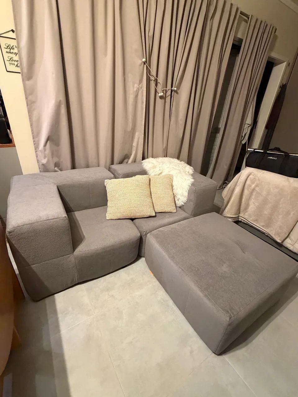 Sofá cinza - Foto 2