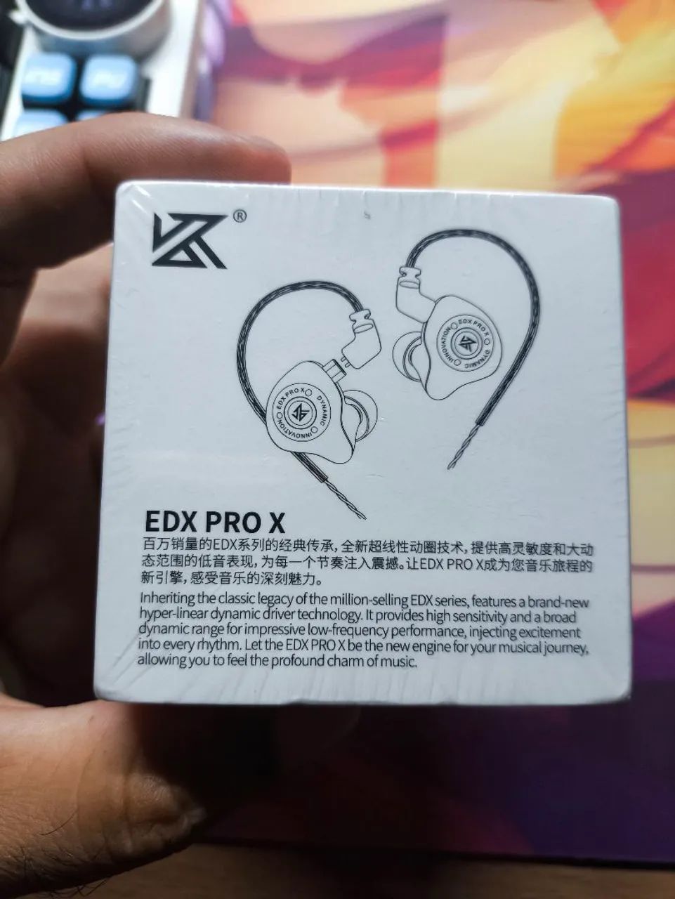 Fone KZ EDX PRO X cinza SEM MIC (LACRADO) - Fones de Ouvido