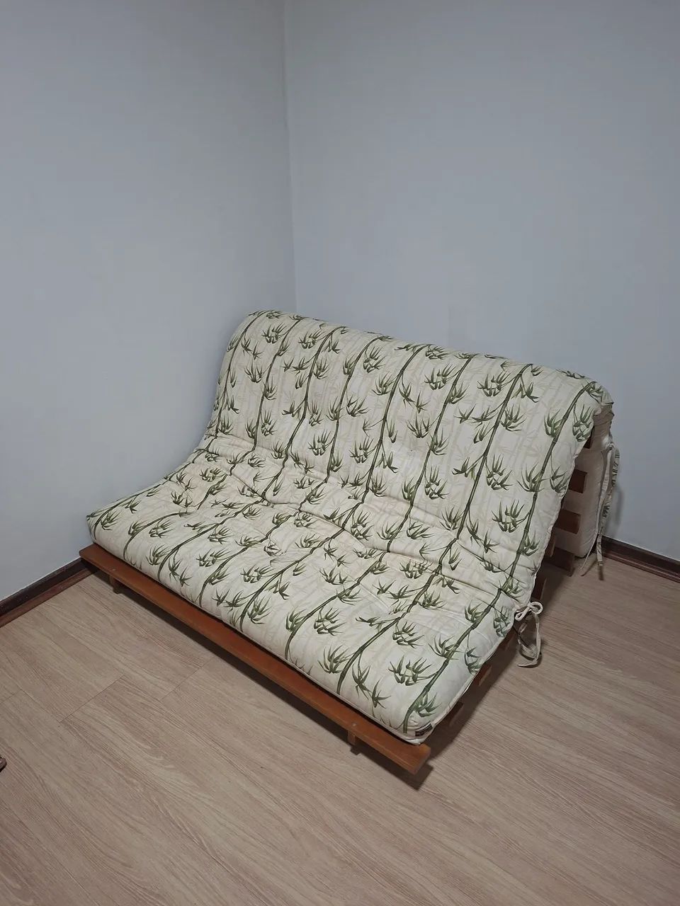 Sofá Cama Casal Futon Tokio Madeira - Foto 5