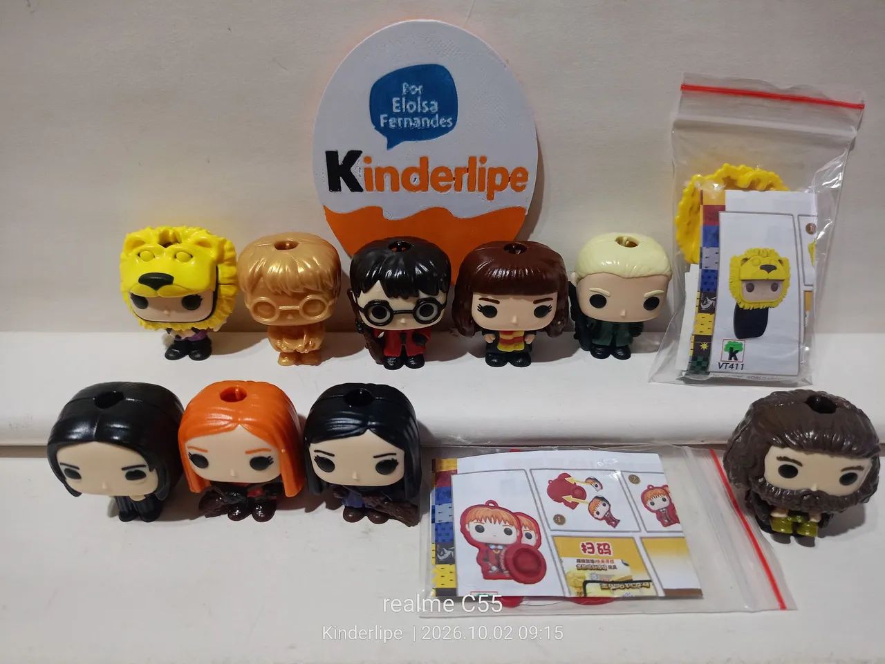 Kinder Harry Potter Quadribol Lote 4