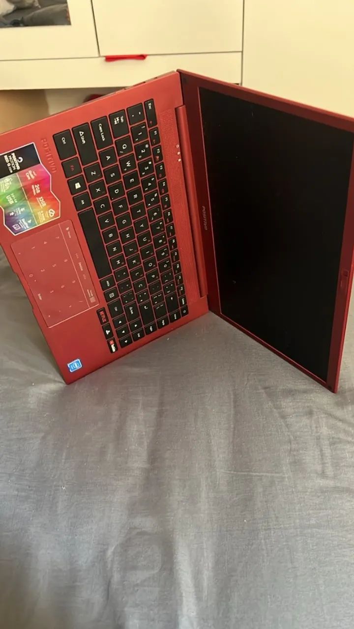  Notebook Positivo Motion Red Q464C - Vermelho - Conservado - Foto 4