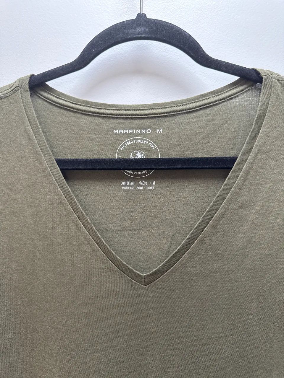 Camiseta malha verde musgo  - Foto 2