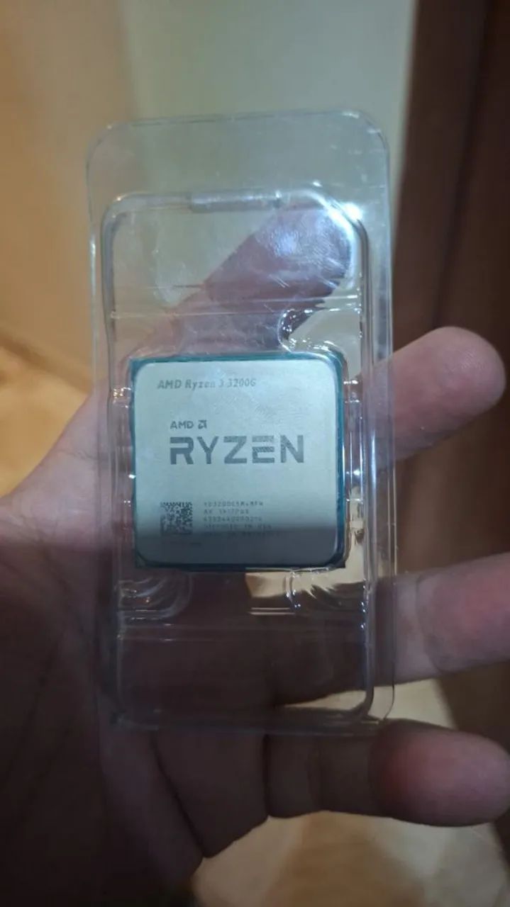 PROCESSADOR RYZEN 3200G + PLACA MÃE A320M