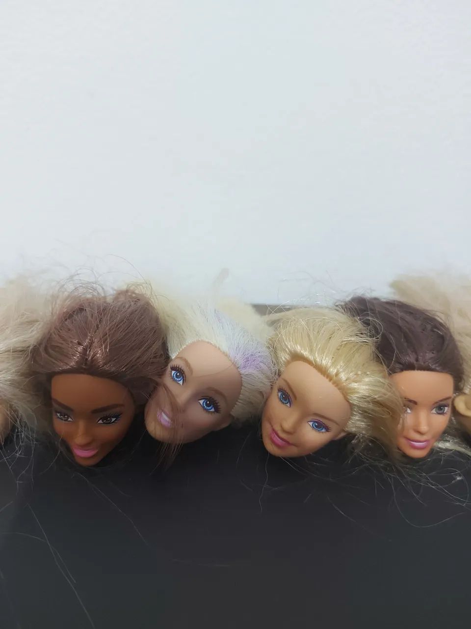 Lote 11 cabeças de barbie  - Foto 3