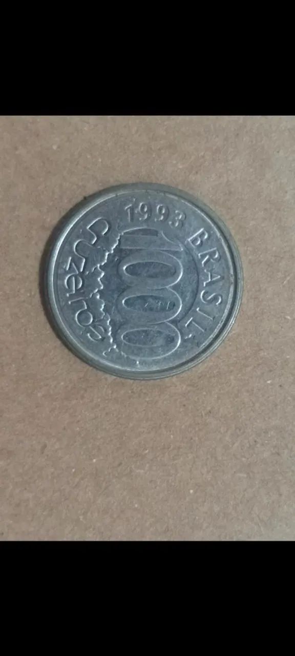 Moeda Antiga 1000 Cruzeiros (série Fauna)