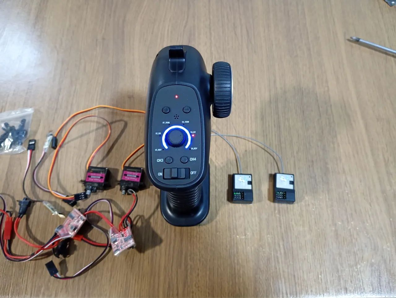 Rádio transmissor receptor esc servo e etc. - Foto 5