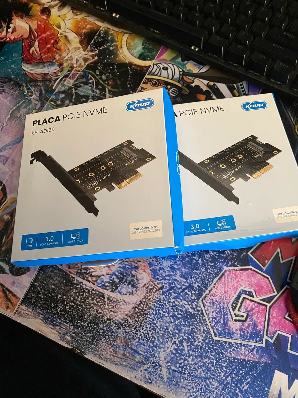 Placa PCIE NVME X4 X8 X16 - Foto 2