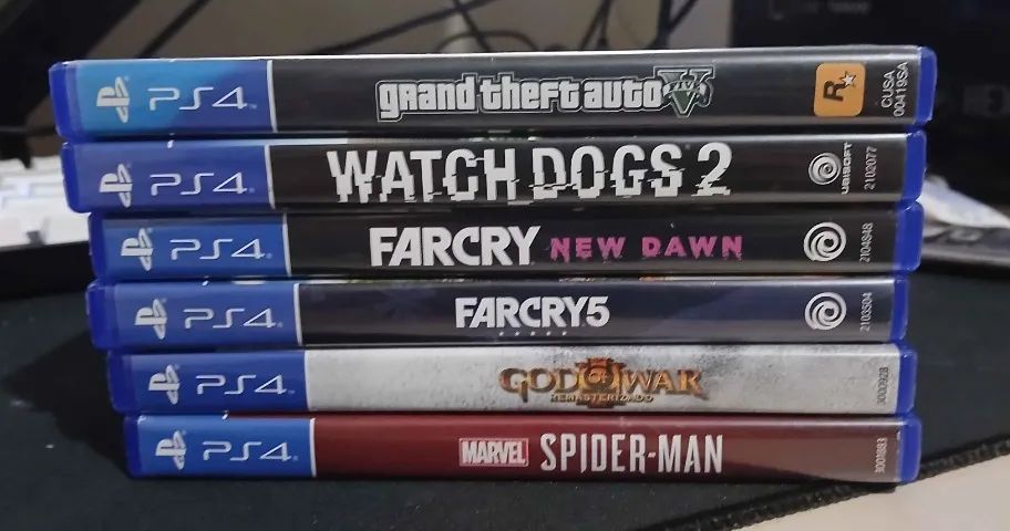 その他 PlayStation4 Kit 6 Jogos PS4 Originais - Jogos de Vídeo Game - Jardim Primavera