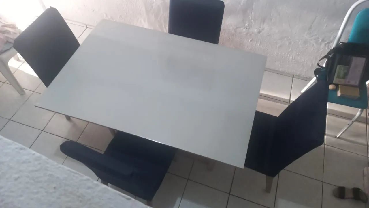 Mesa com 4 cadeiras em MDF  - Foto 5