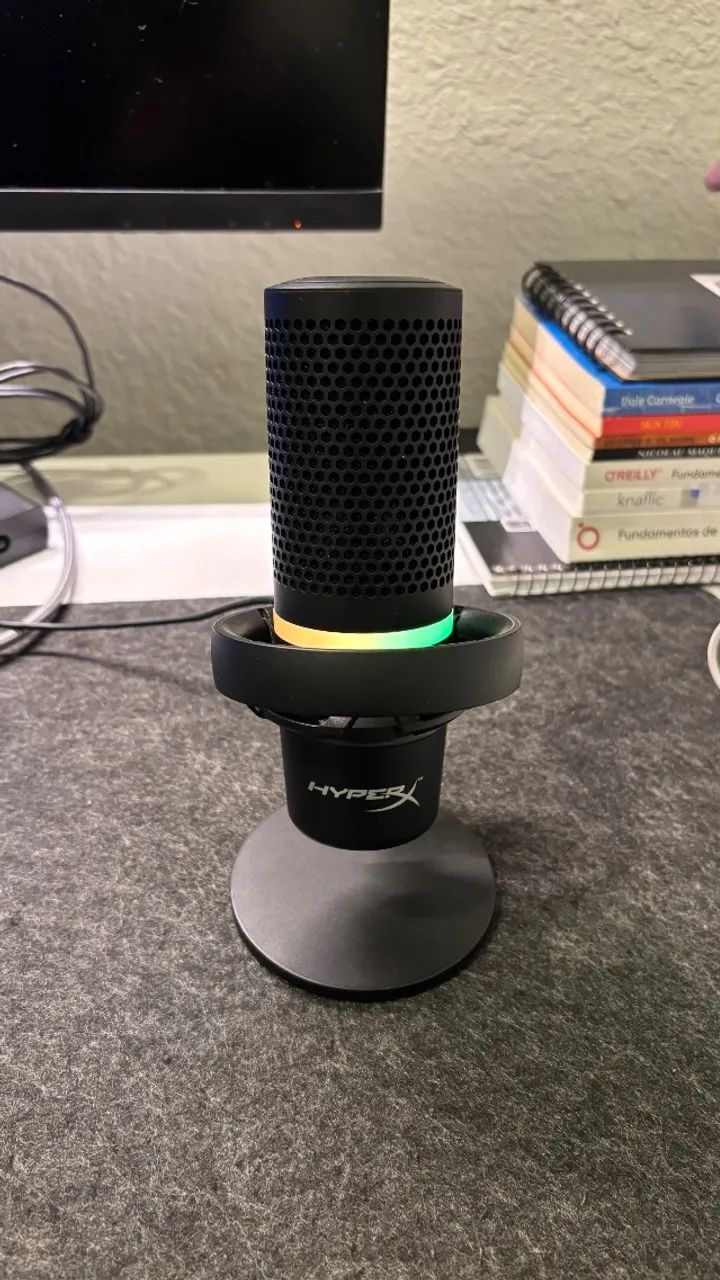 Microfone de mesa HyperX DuoCast