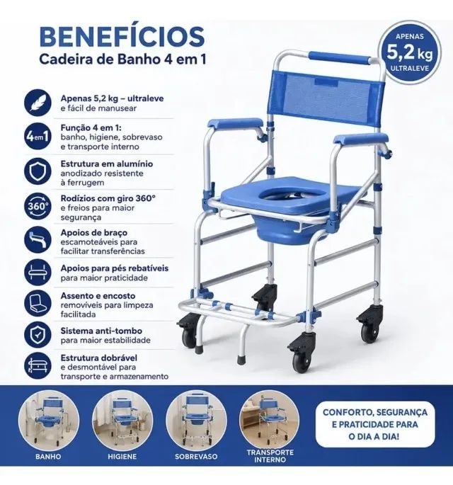 CADEIRA DE BANHO - Foto 2