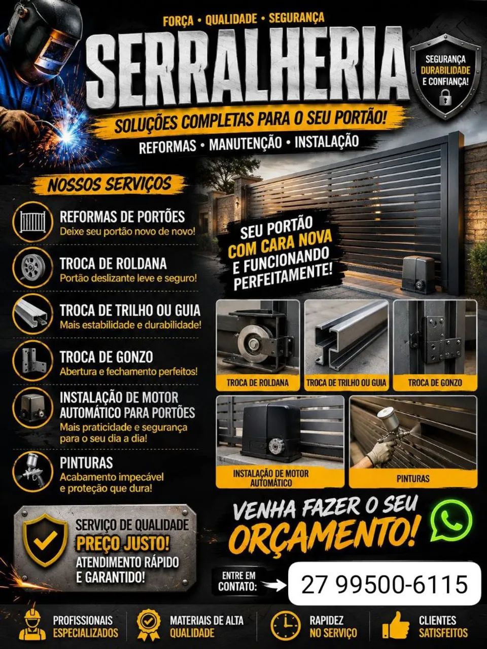 Fazemos todos os tipos de serviço de serralheria - Foto 2
