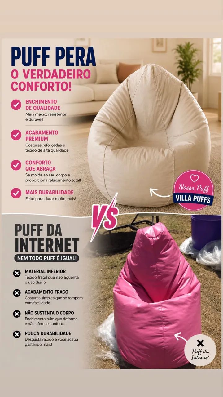 Melhor presente pro dia dos pais Puff vários modelos  - Foto 5