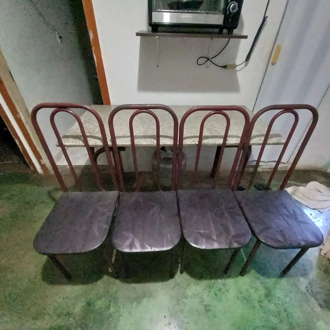 MESA DE MARMORE COM 4 CADEIRAS  - Foto 4