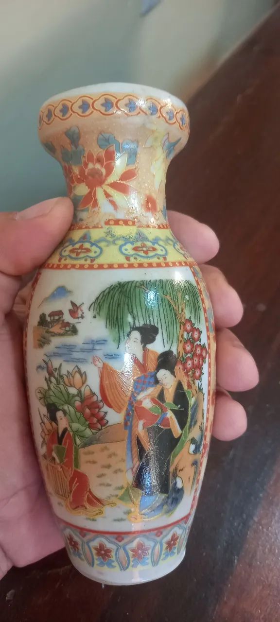 Vaso japonês antigo.  - Foto 3