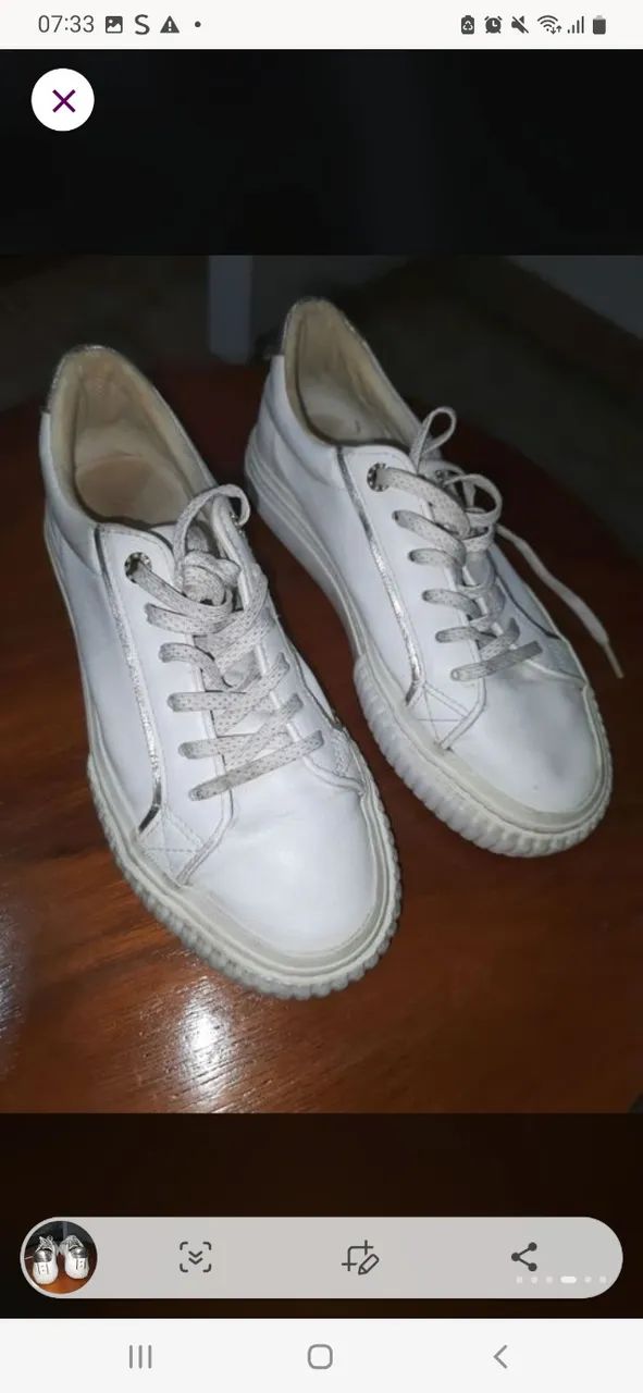 Tênis branco zara - Foto 4